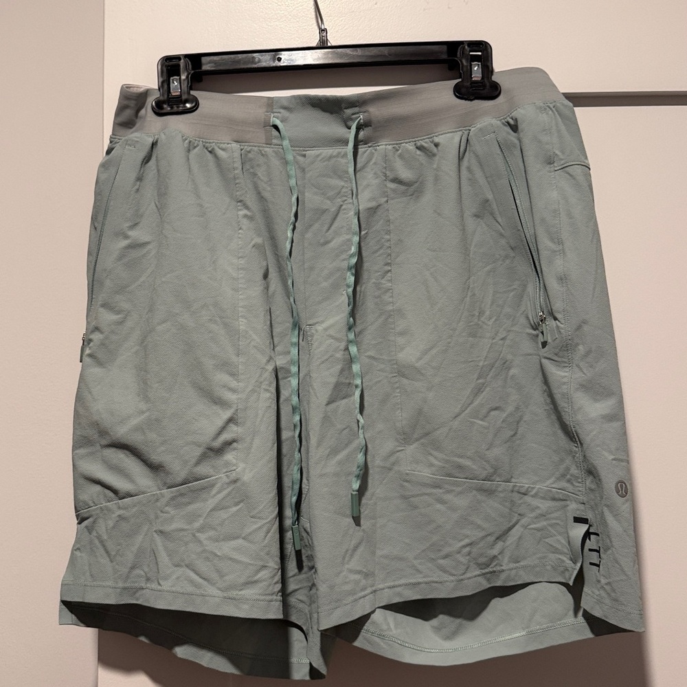 lululemon Light Green Athletic Shorts
